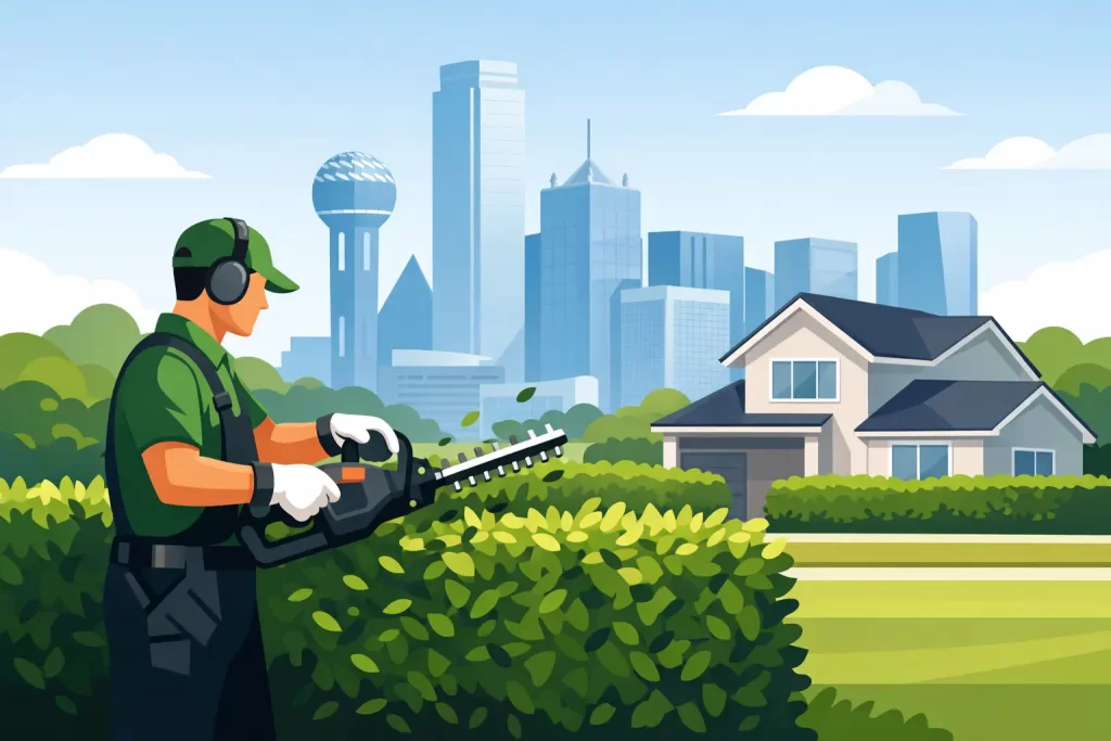 Hedge Trimming Service Cost for Dallas Homes