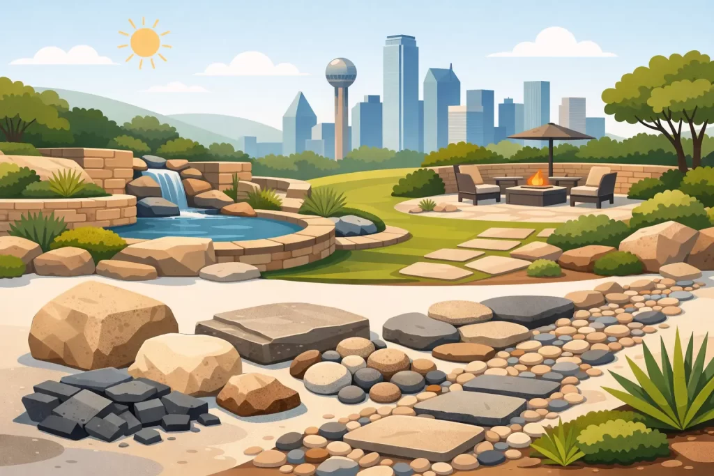 How to Choose Landscape Stone for Dallas Yards
