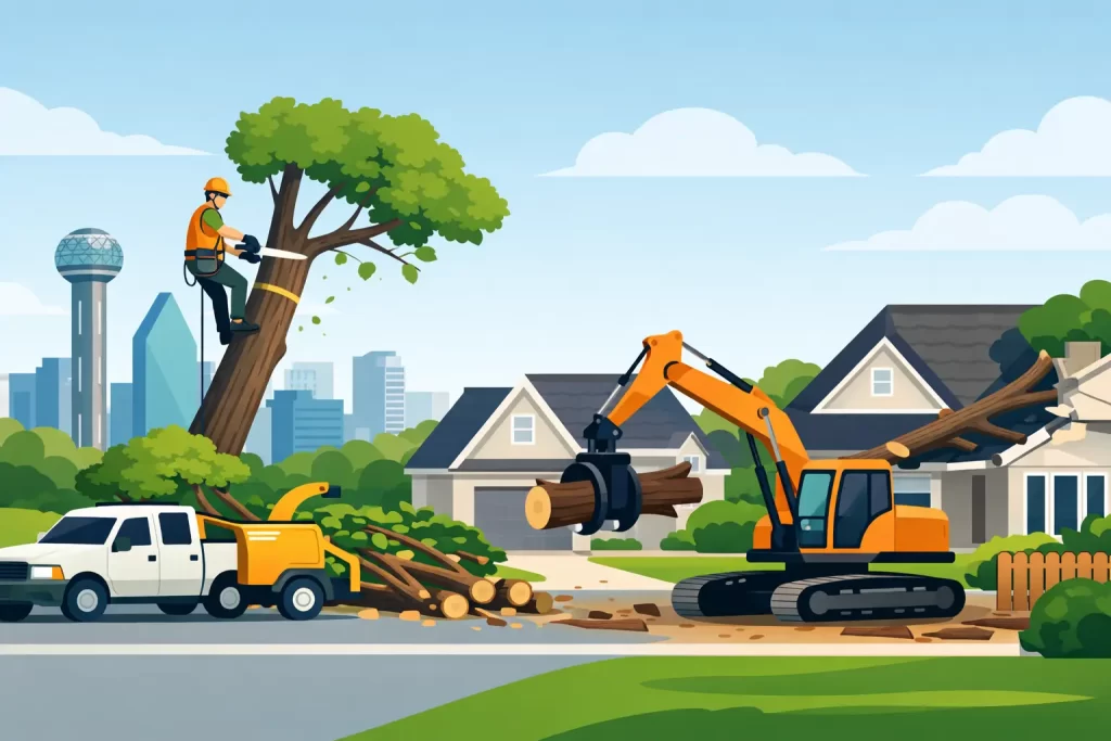 Tree Removal in Dallas: When It Protects Property