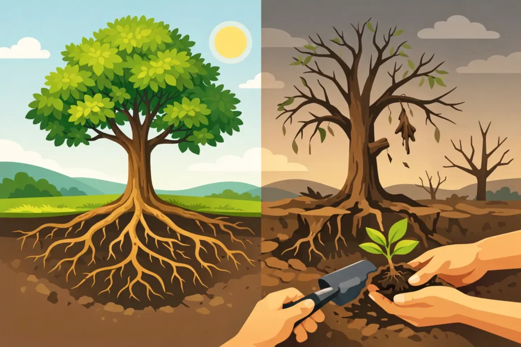 Can Trees Survive Root Damage? What to Do Next