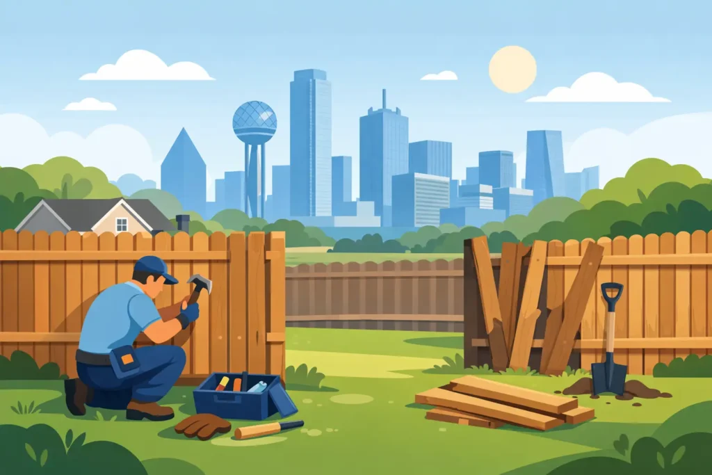 Fence Repair Guide for Dallas Property Owners