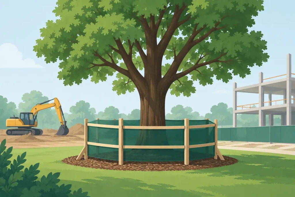 Tree Construction Protection That Saves Mature Trees